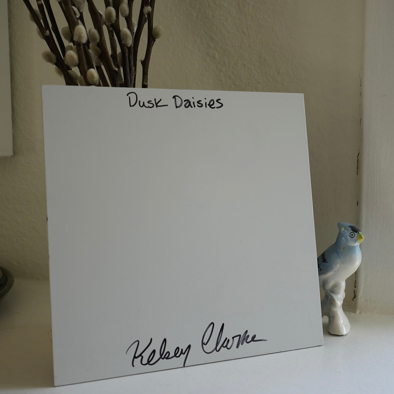 Dusk Daisies 8"x8" original oil painting