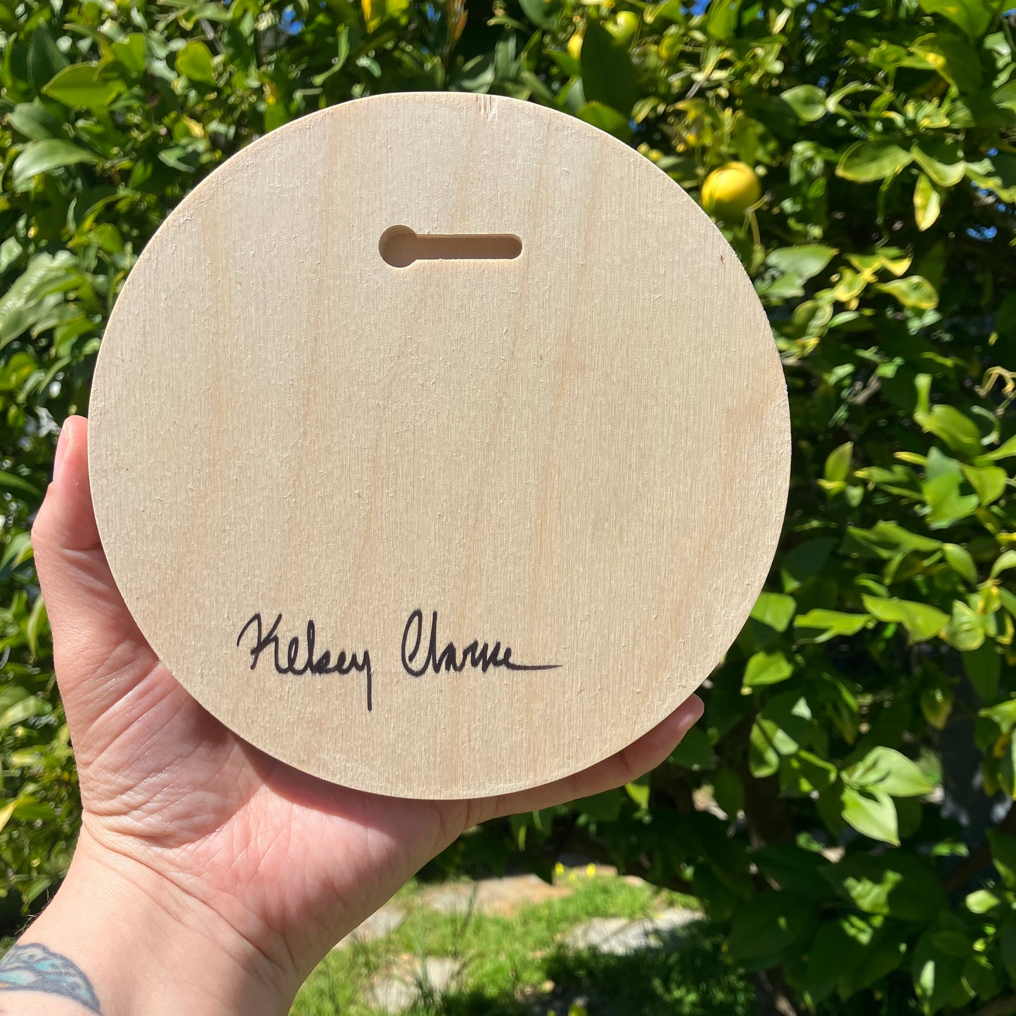 Peachy 6.5" Original painting