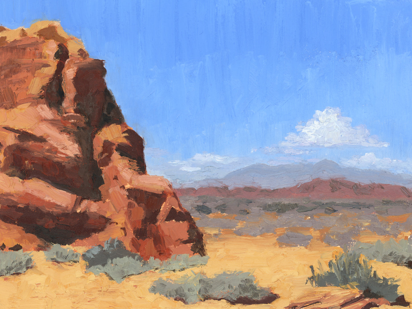 Valley of Fire Print