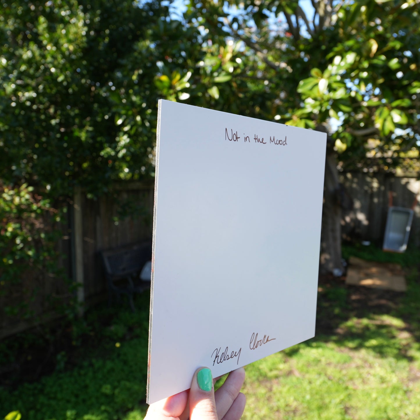 Not in the Mood 8"x8" original oil painting