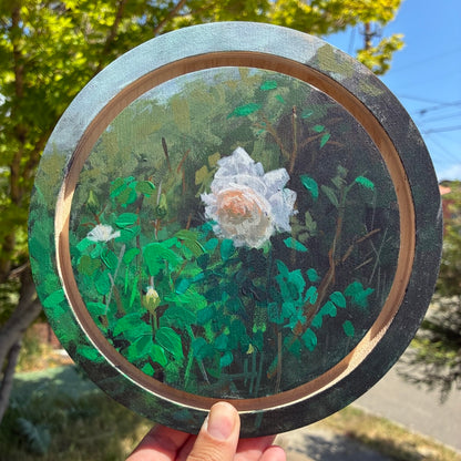 Greenway Rose 7.5" original painting
