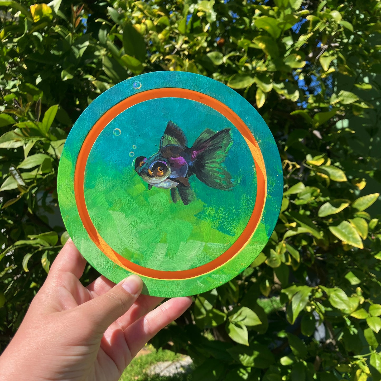 Bubble Boy 6.5"  Original painting