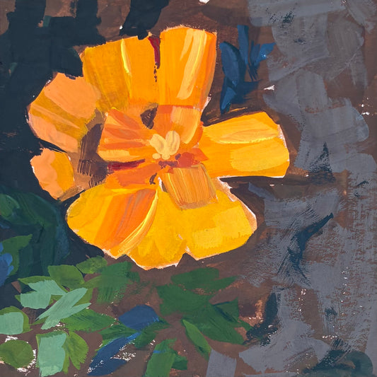 Plein Air April # 3, Original 4" painting