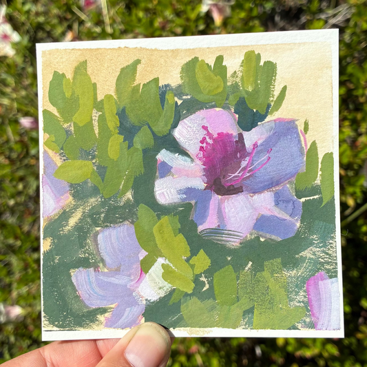 Plein Air April # 5, Original 4" painting
