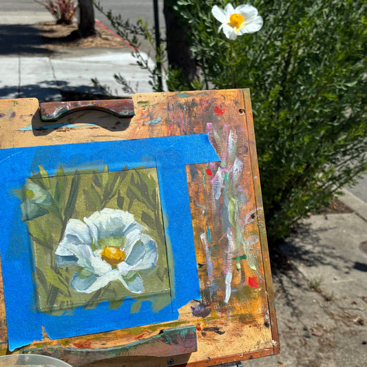 Plein Air April # 6, Original 4" painting