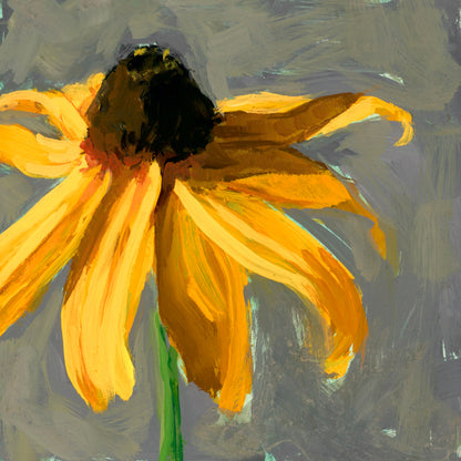 Black Eyed Susan 4"x4" original painting