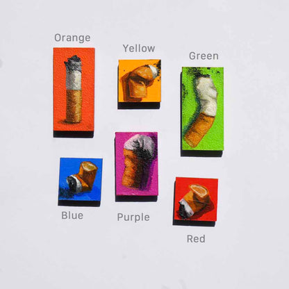 Hand Painted Cigarette Magnet