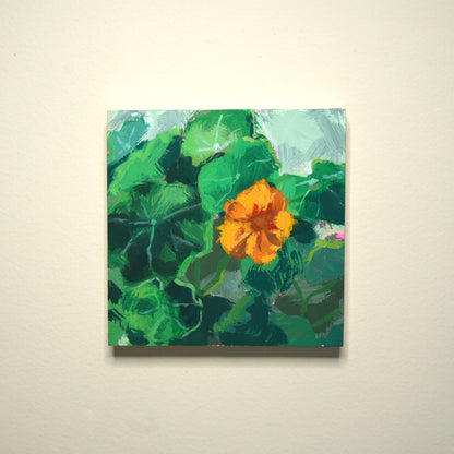 East Bay Weed 4"x4" original painting