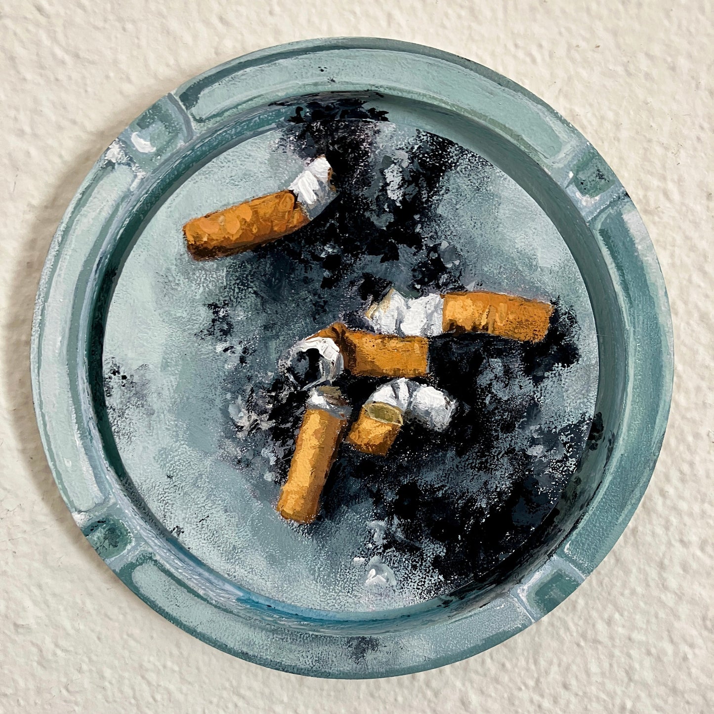 Ashes to Ashes 6.5" original painting